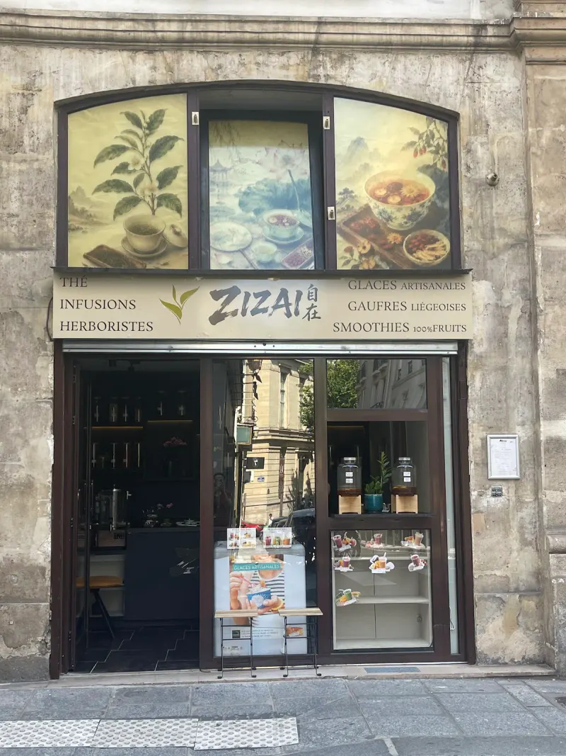 Devanture de la boutique ZIZAI, rue Monsieur le Prince